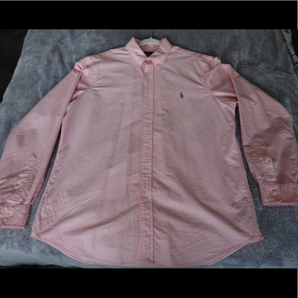 Ralph Lauren Classic Fit Pink Button Down Shirt
